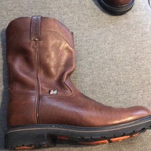 Gently Used Justin Work Boots